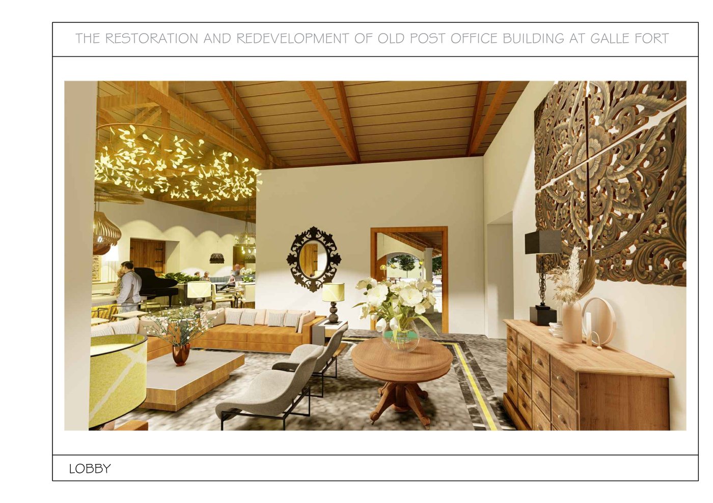Restored lobby